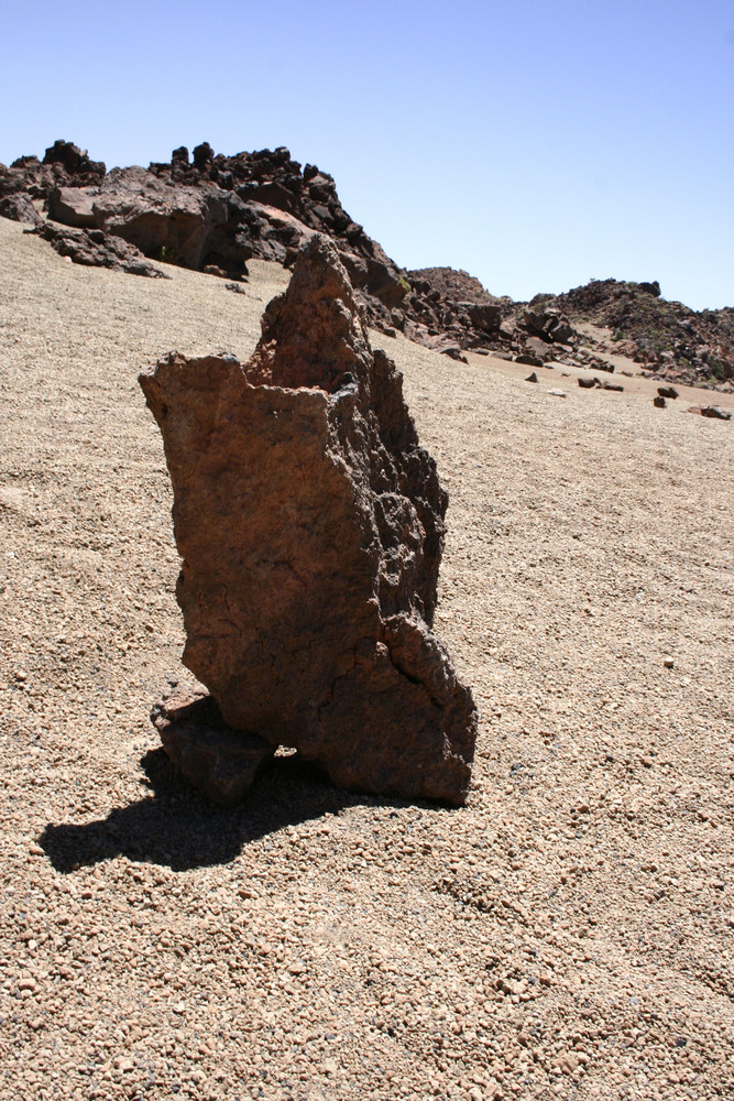 Fels im Vulkankrater/Pico del Teide