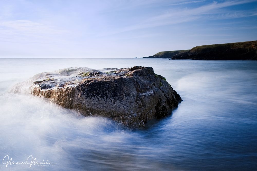 Fels in der Brandung Foto &amp; Bild wasser, blau, himmel Bilder auf
