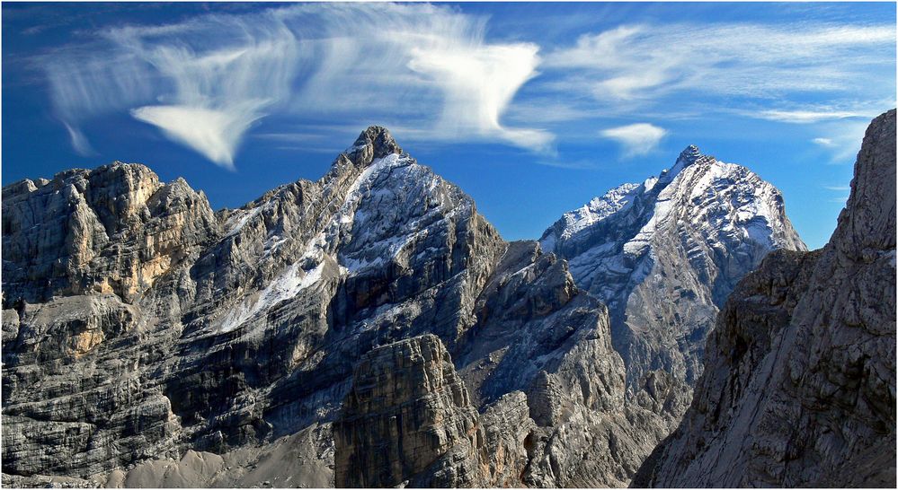 Fels- und Wolken-Chaos um den Antelao