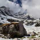 Fels vor Regalmspitze und Ackerlspitze