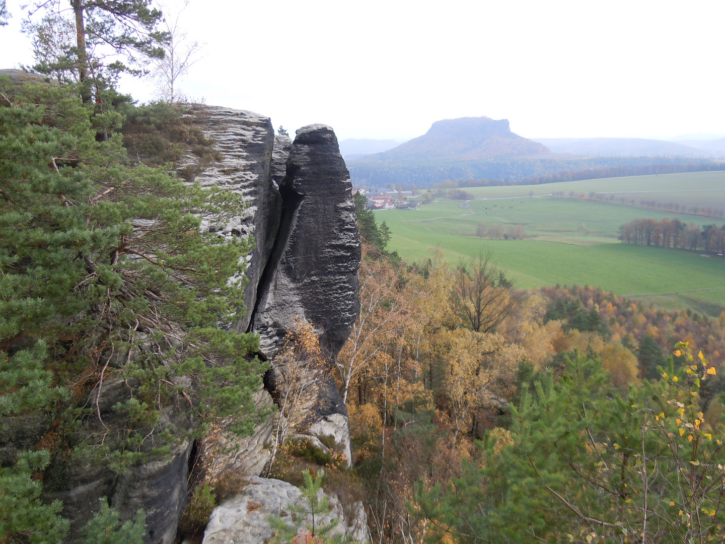 Felsabsprung Sächsische Schweiz Rauenstein 2013