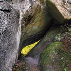 Felsdurchschlupf am Waldstein