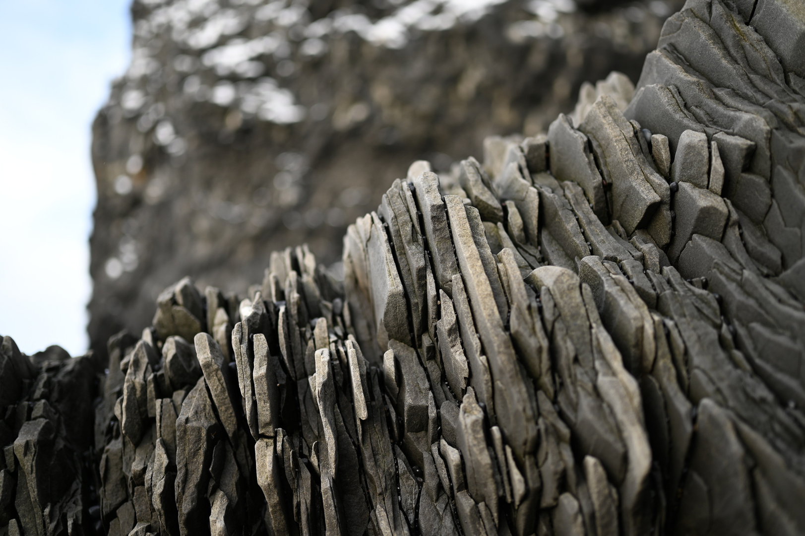 Felsen am Black Beach