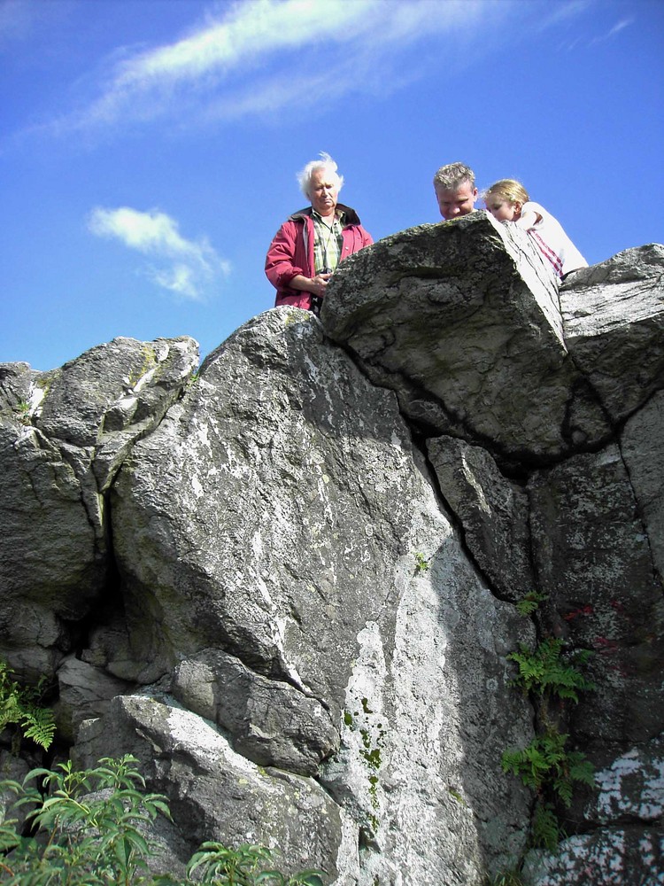 Felsen am Gipfel des Feldbergs im Taunus 2 (Hessen)