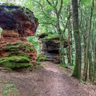 Felsen am Rimbach-Steig