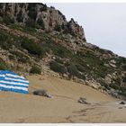 Felsen am Tsambika Strand auf Rhodos