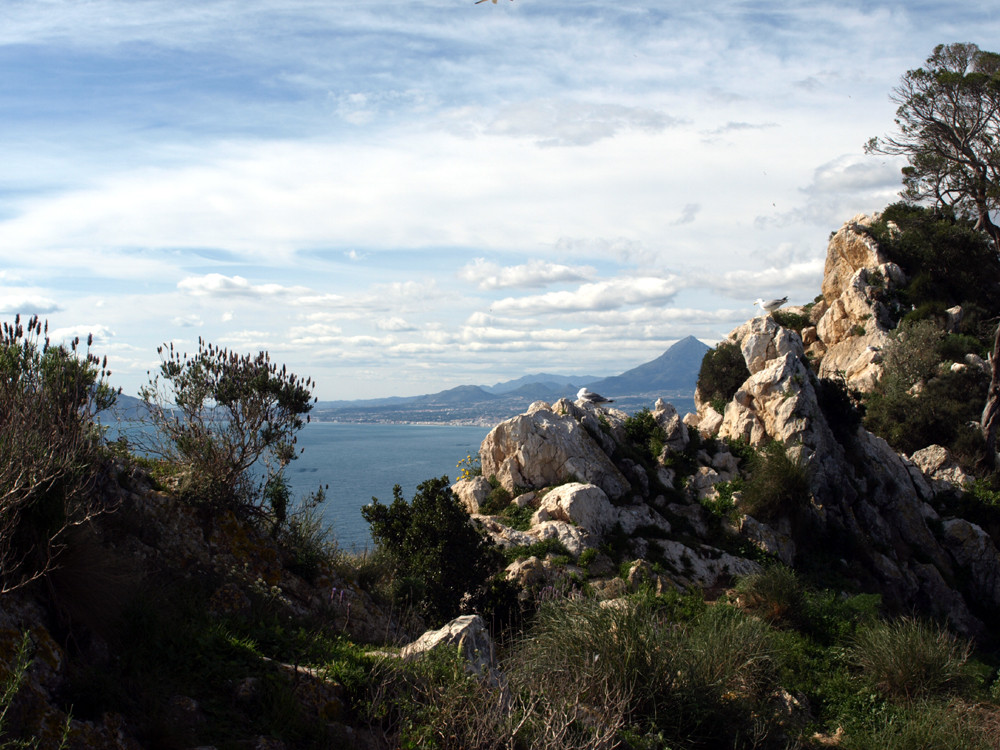 Felsen bei Calp, Spanien