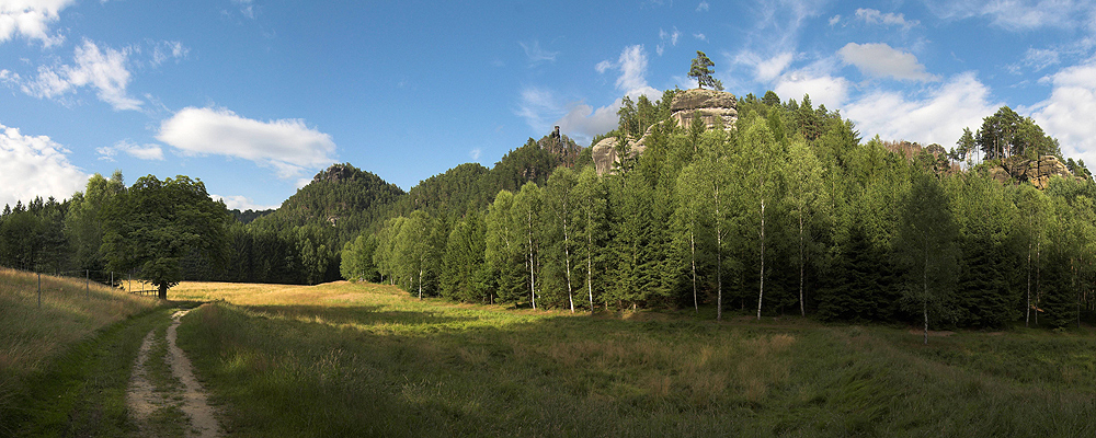 Felsen bei Jetrichovice