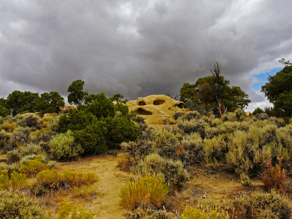 Felsen bei Rock Springs/Wyoming