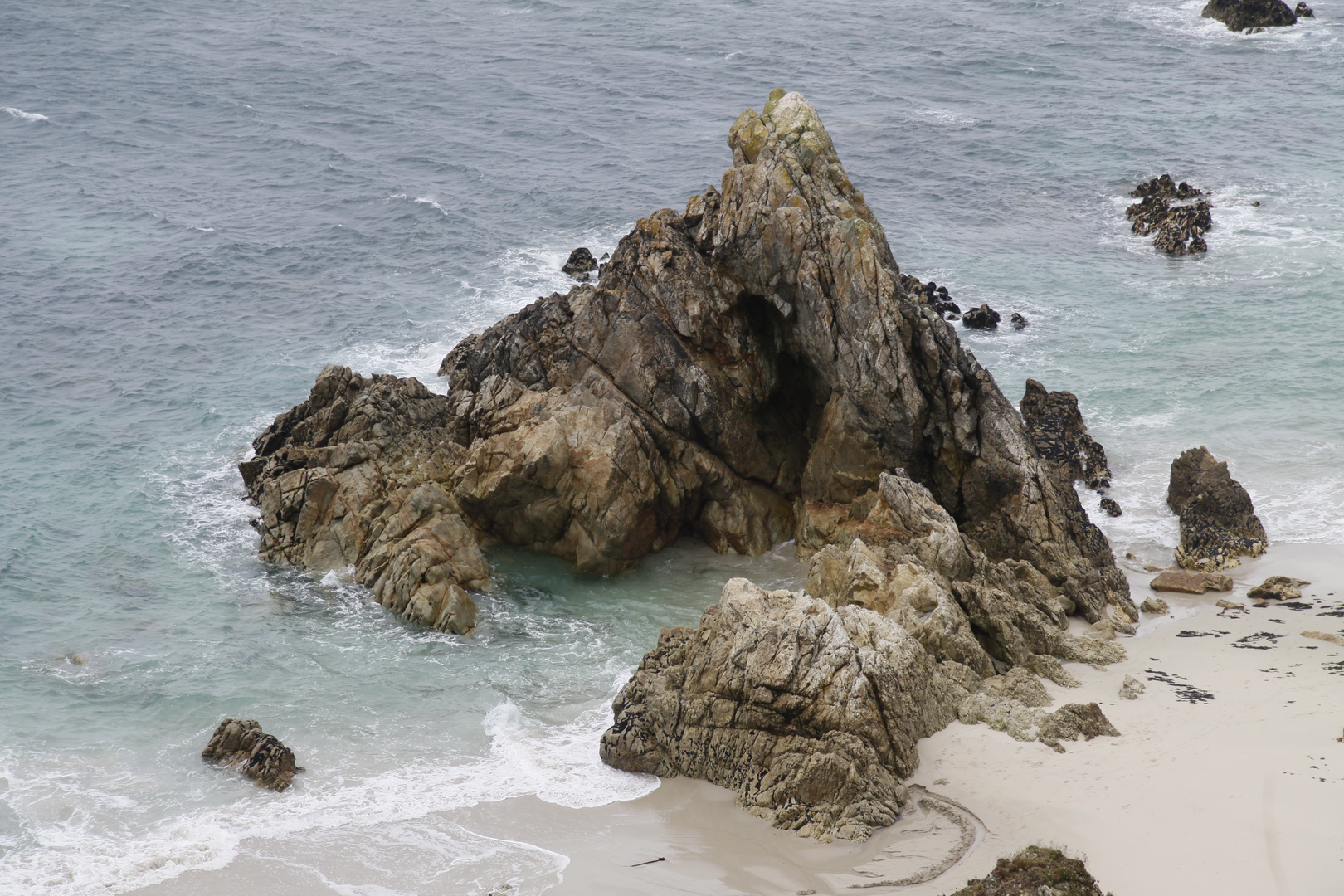 Felsen beim Pointe de Corsen