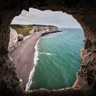 Felsen der Alabasterküste in der Normandie, Frankreich