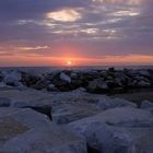 Felsen im Abendlicht