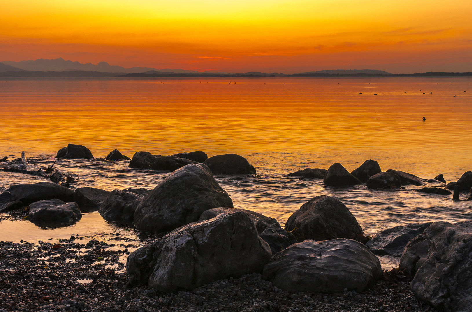 Felsen im Chiemsee