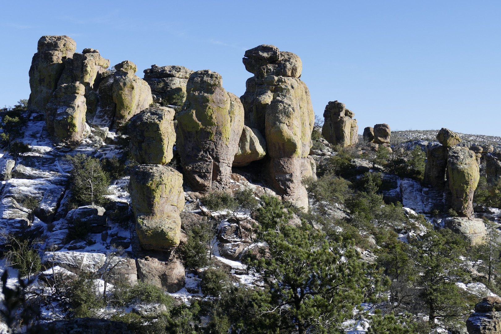 Felsen im Chiricahua National Monument