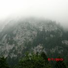 Felsen im Nebel