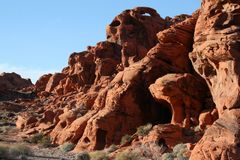 Felsen im Sonnenlicht