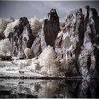 Felsen im Winter