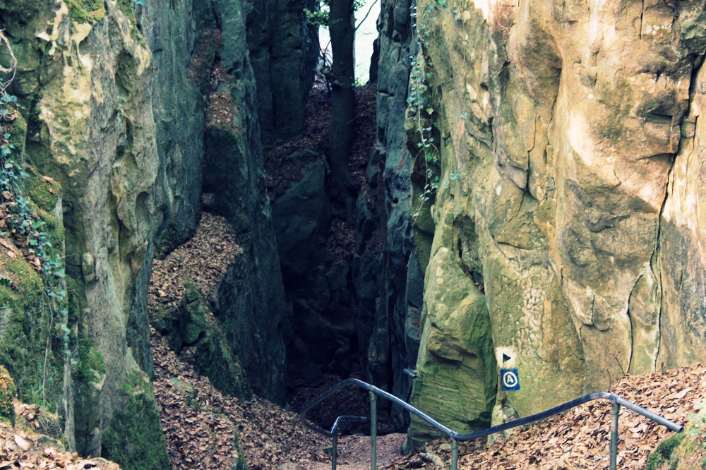 Felsen in der Teufelsschlucht