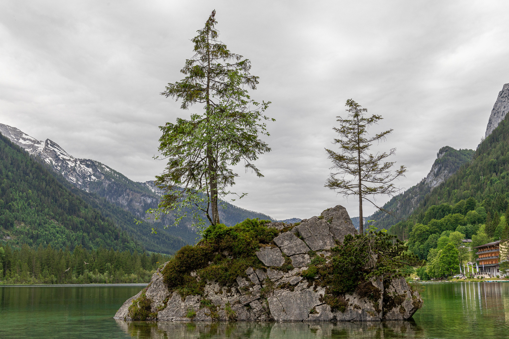 felsen insel im Hintersee