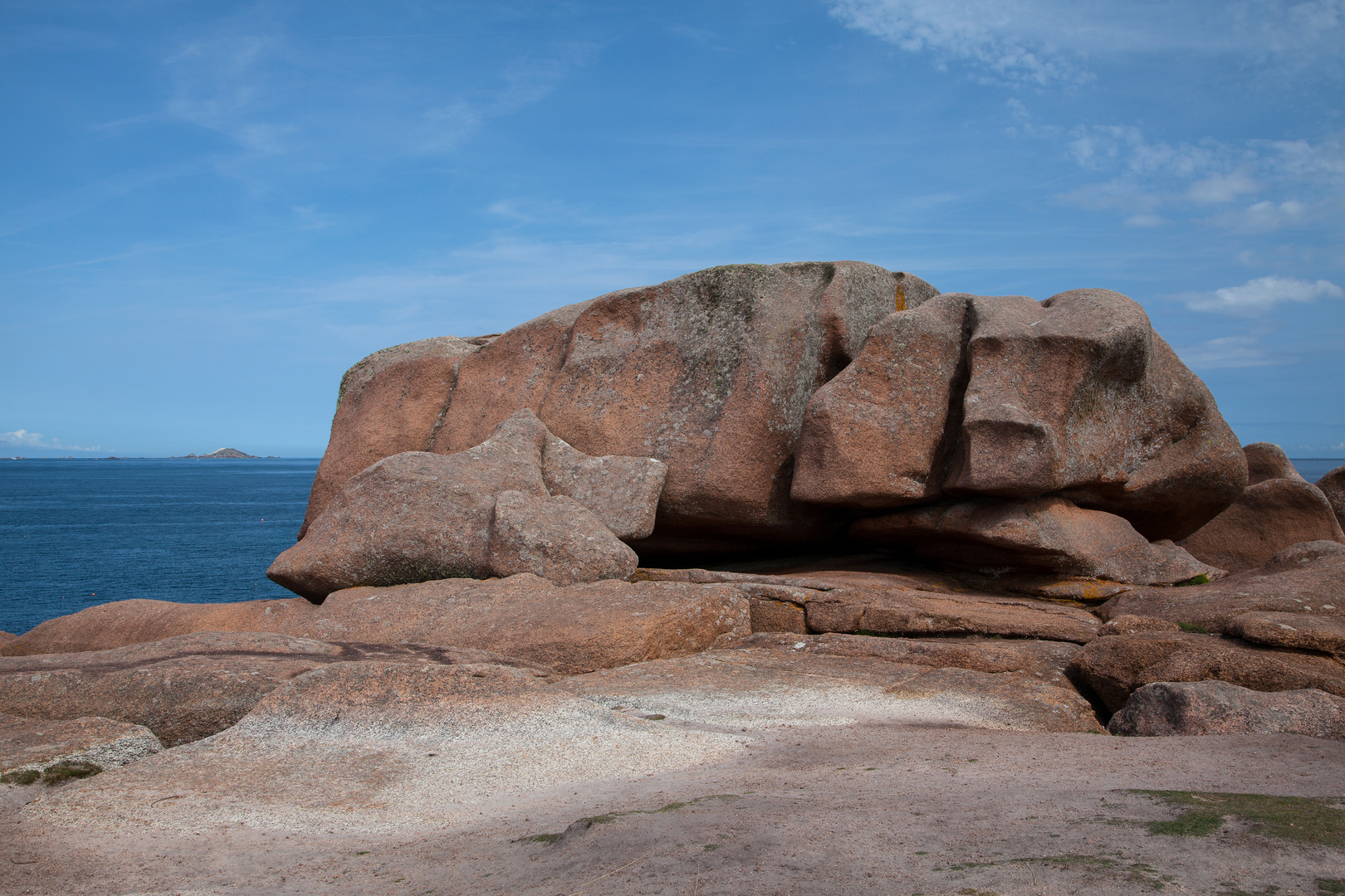 Felsen mit Gesicht