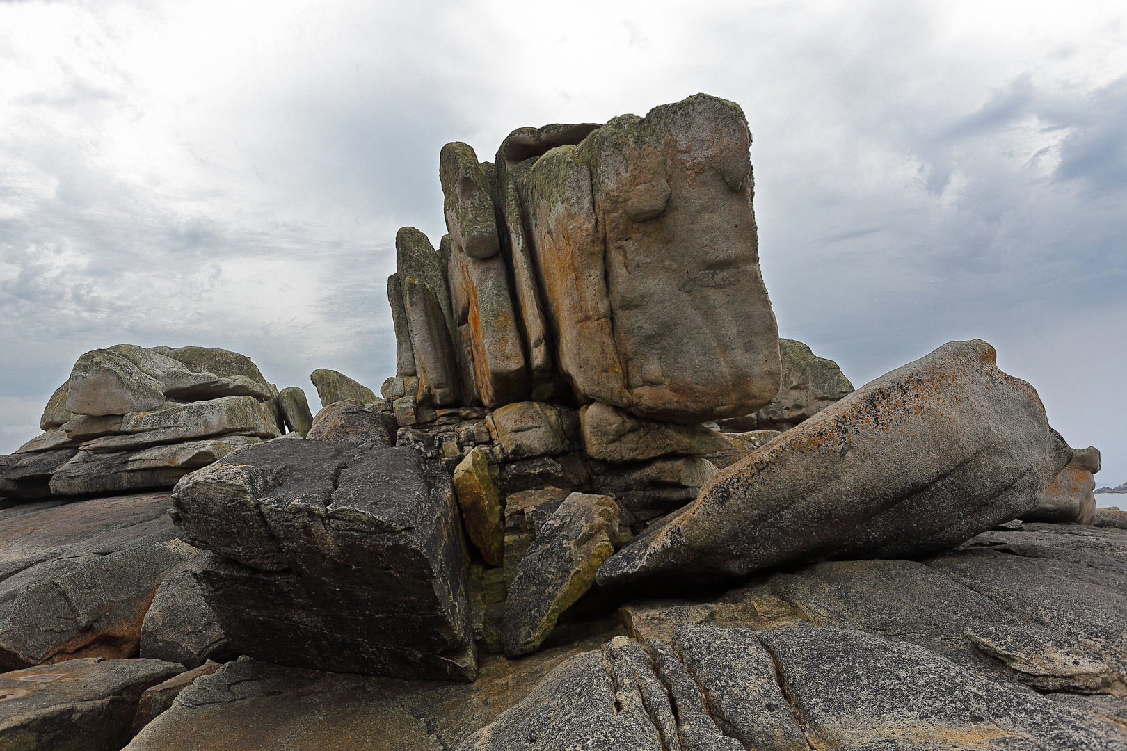 Felsen mit Gesicht