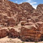 FELSEN NATUR UND FELSEN BEHAUEN-PETRA