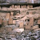 Felsen-Siedlung aus dem 10. bis 13. Jahrhundert im Dogonland (Mali)