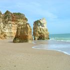 Felsen-Strand in Portimão (Algarve)