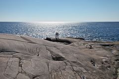 Felsen und Meer