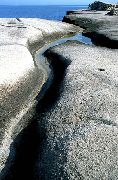 Felsen und Meer