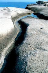 Felsen und Meer