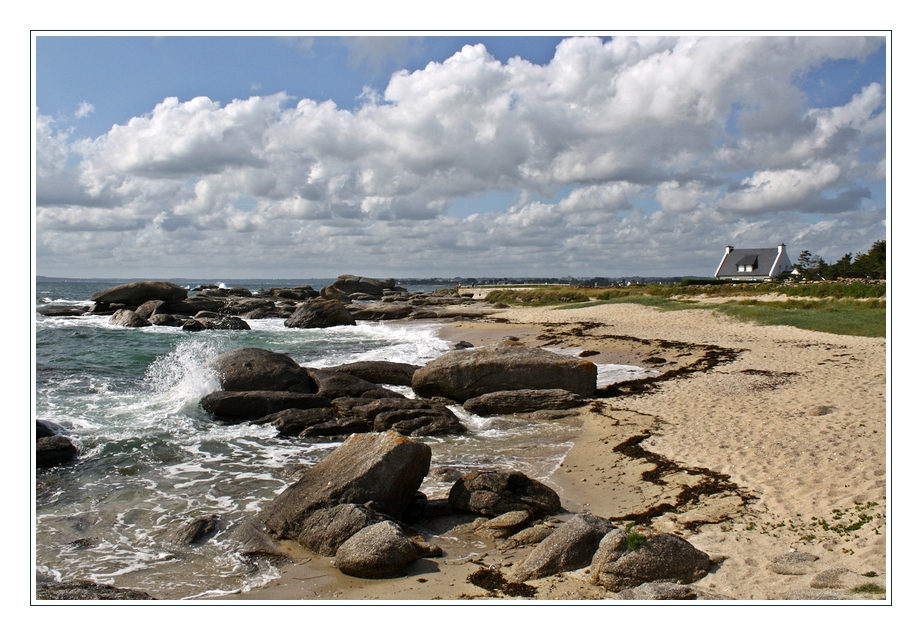 Felsen, Wind und Wolken ....