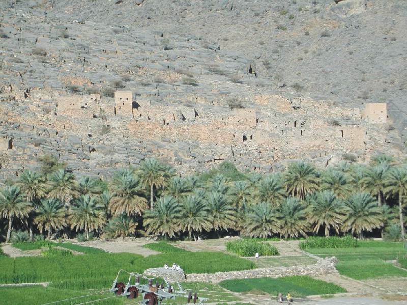 Felsenbauten in Oman