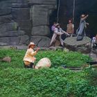 Felsenbühne Rathen mit einer Szene aus "Schatz am Silbersee"  
