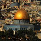 Felsendom im alten Jerusalemer Tempelbezirk glein an der Altstadt