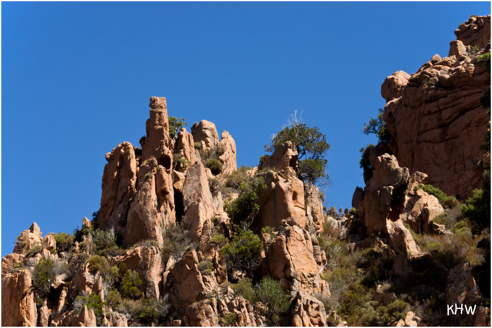 Felsenformation der Calanche auf Korsika