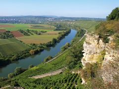 Felsengarten und Neckarschleife bei Hessigheim