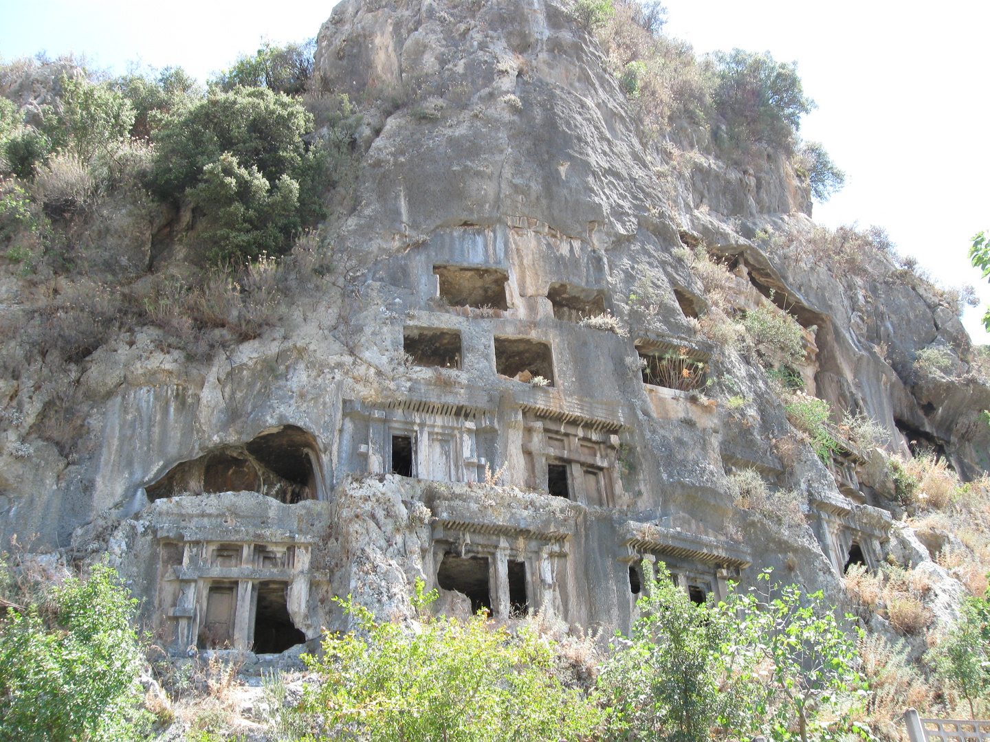 Felsengräber in Fethiye Türkei