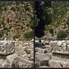 Felsengräber in Myra (Demre) Türkei