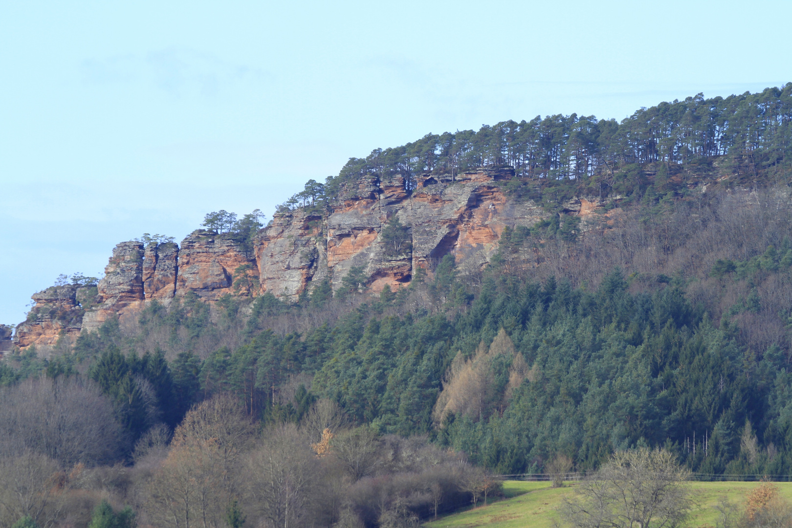 Felsengruppe in unmittelbarer Nähe zu Dahn- Krs. Südwestpfalz