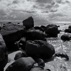 Felsengruppe, Seychellen am Strand von Mahé