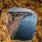 Felsenhöhle bei Étretat