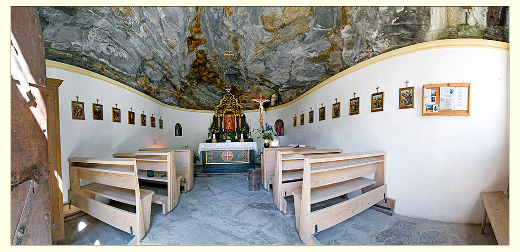 Felsenkapelle im Osttiroler Innergschlöss