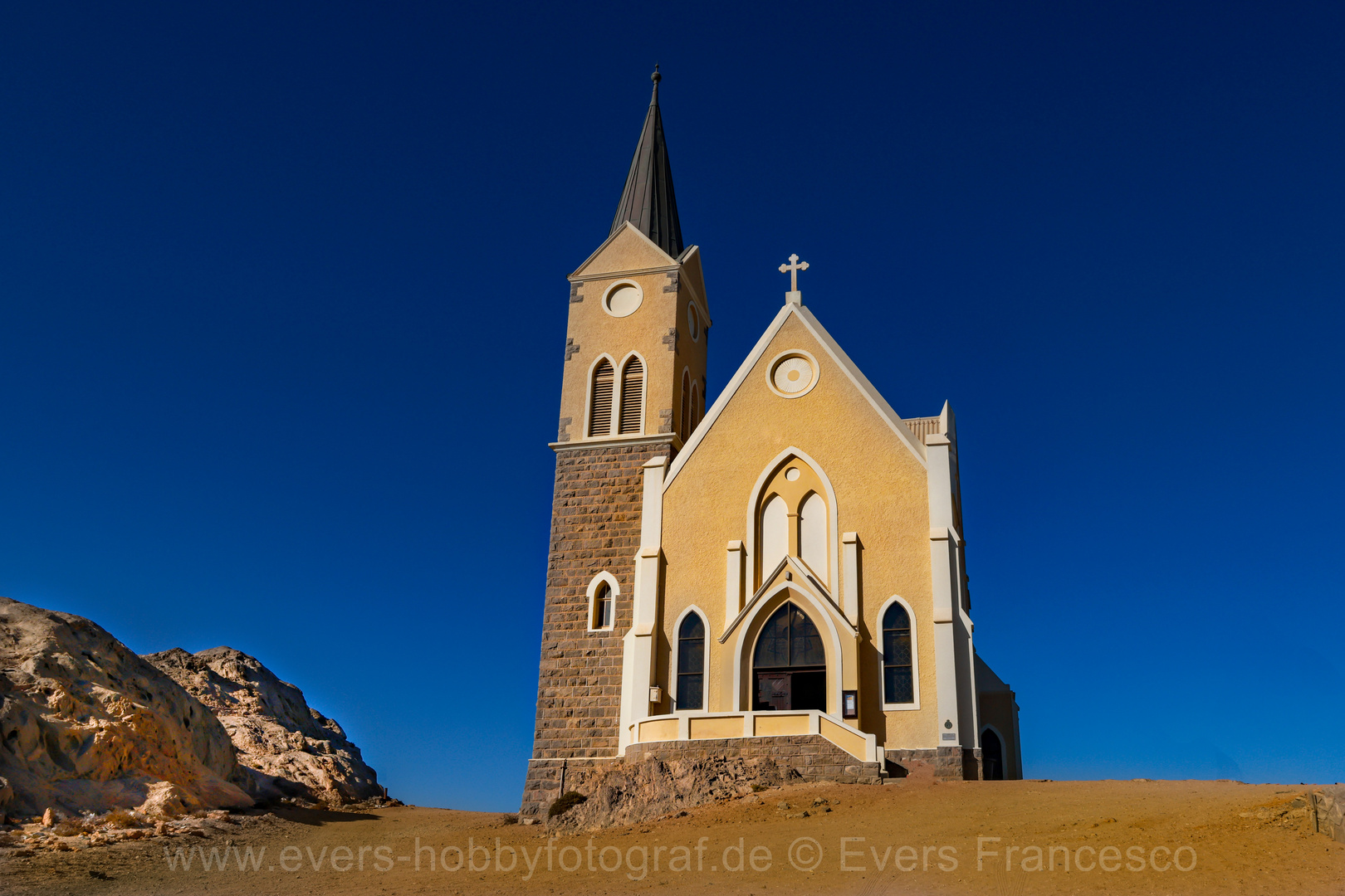 Felsenkirche Lüderritz in Namibia