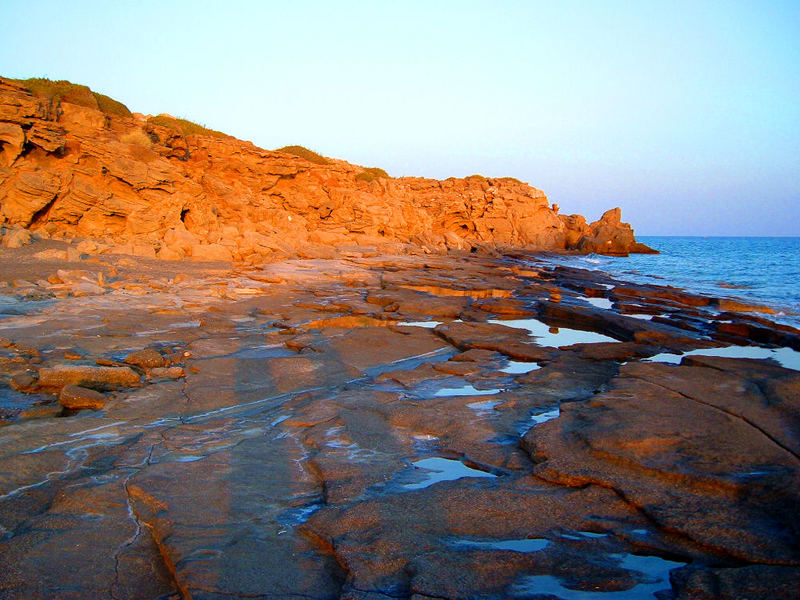 Felsenküste auf Kreta