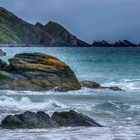 Felsenküste in Schottland