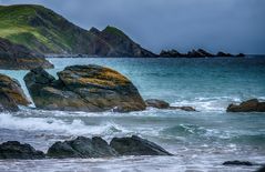 Felsenküste in Schottland