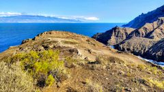 Felsenküste oberhalb Hermigua - La Gomera