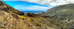 Felsenküste oberhalb Hermigua - La Gomera