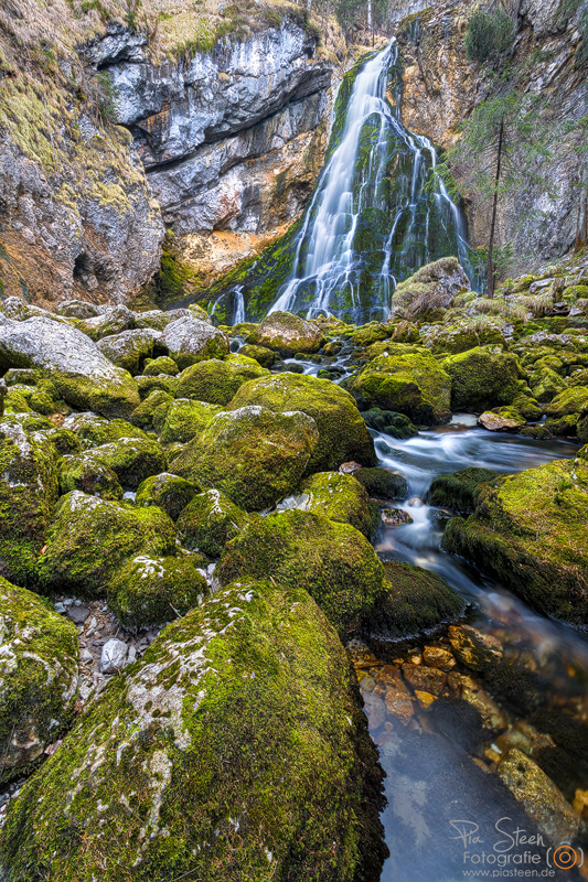 Felsenmeer am Gollinger Wasserfall